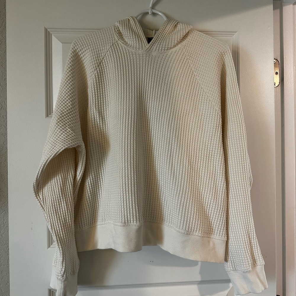The North Face Women's Cream Textured Hoodie